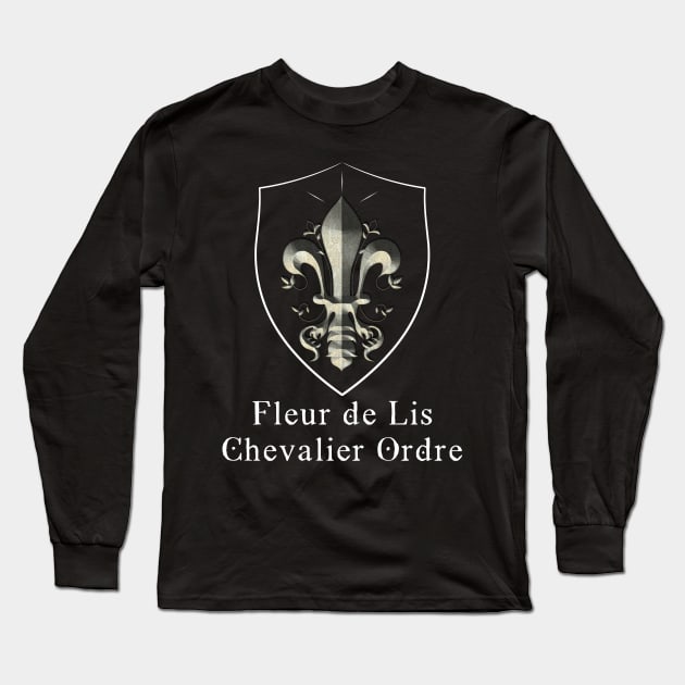 Fleur de Lis Long Sleeve T-Shirt by emma17